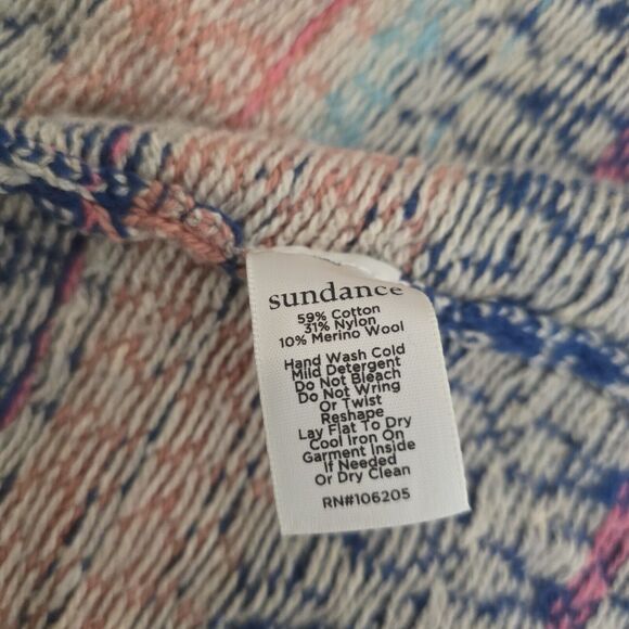 Sundance Cardigan Large Shoreline Long Wooden Button Up Boho Coastal Sweater - Picture 9 of 10